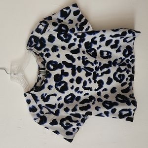 Banana‎ Republic animal print blouse